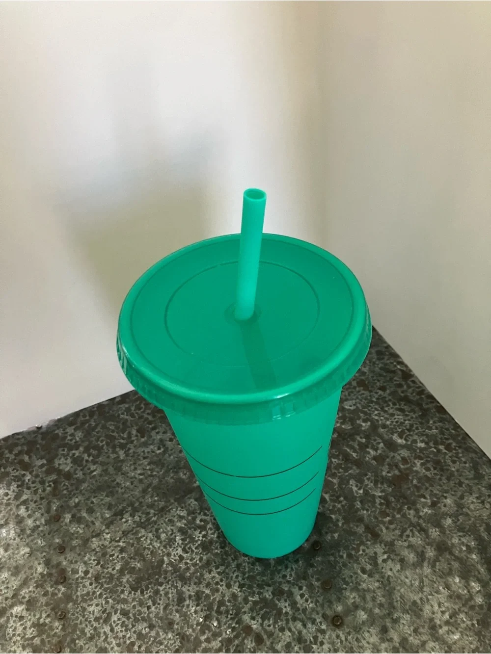 Starbucks Teal Green Reusable Tumbler with Straw 24 oz